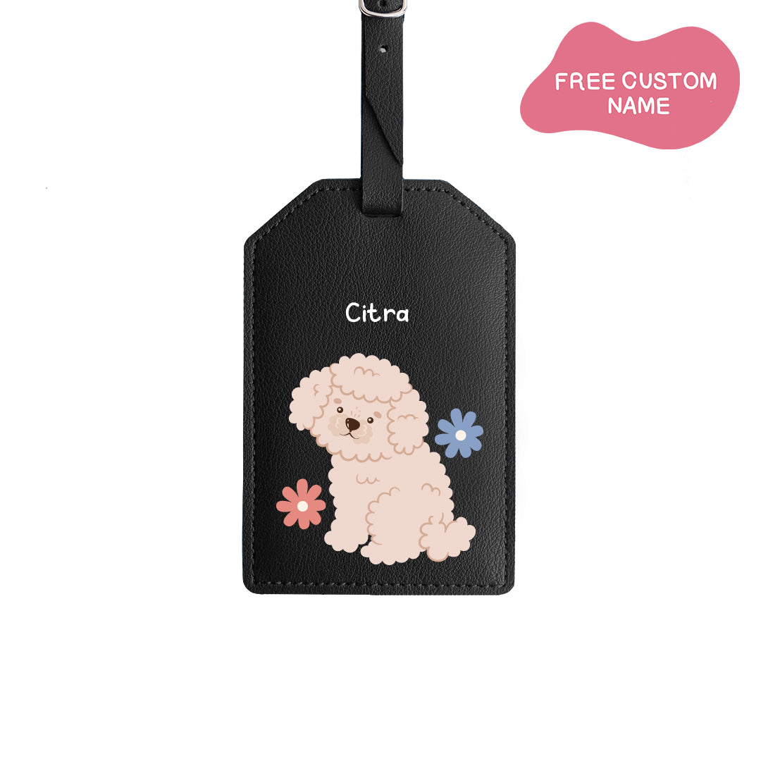 Poodle - Luggage Tag