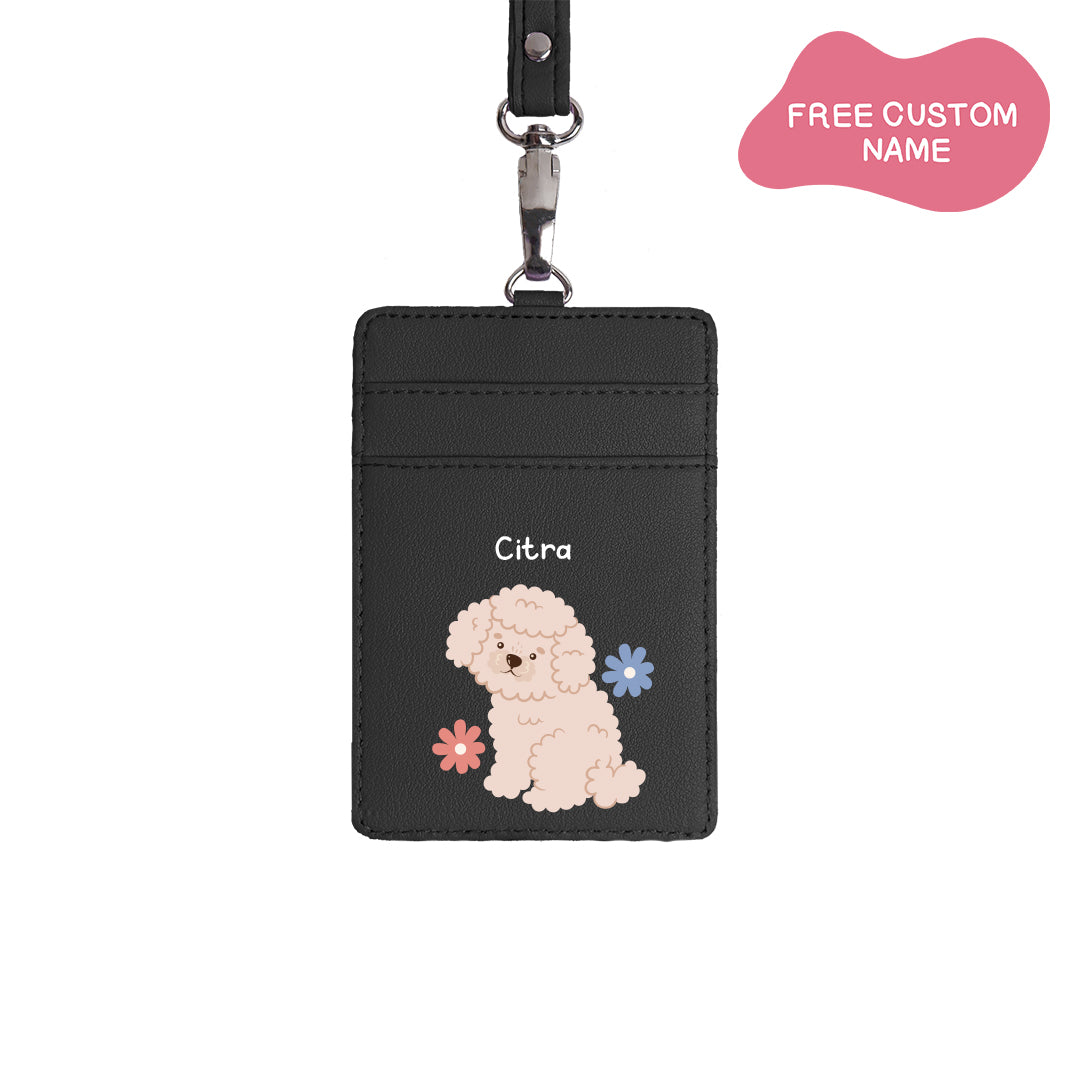 Poodle - ID Card Holder | Lanyard