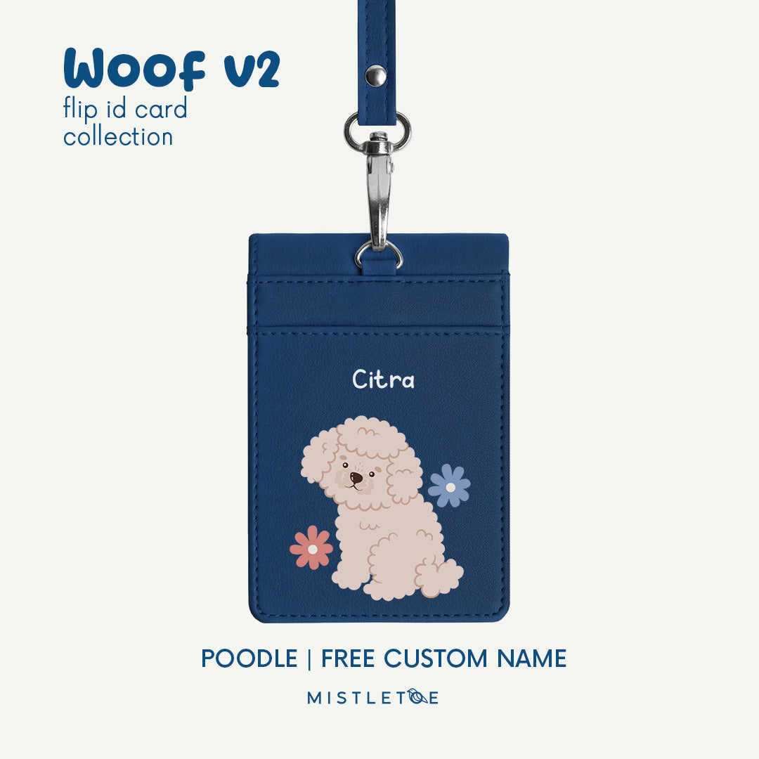 Poodle - Flip ID Card | Lanyard