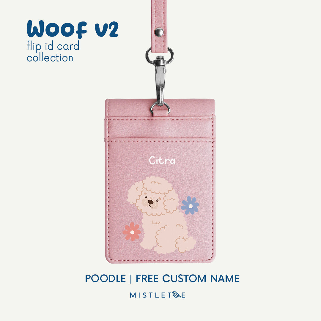 Poodle - Flip ID Card | Lanyard