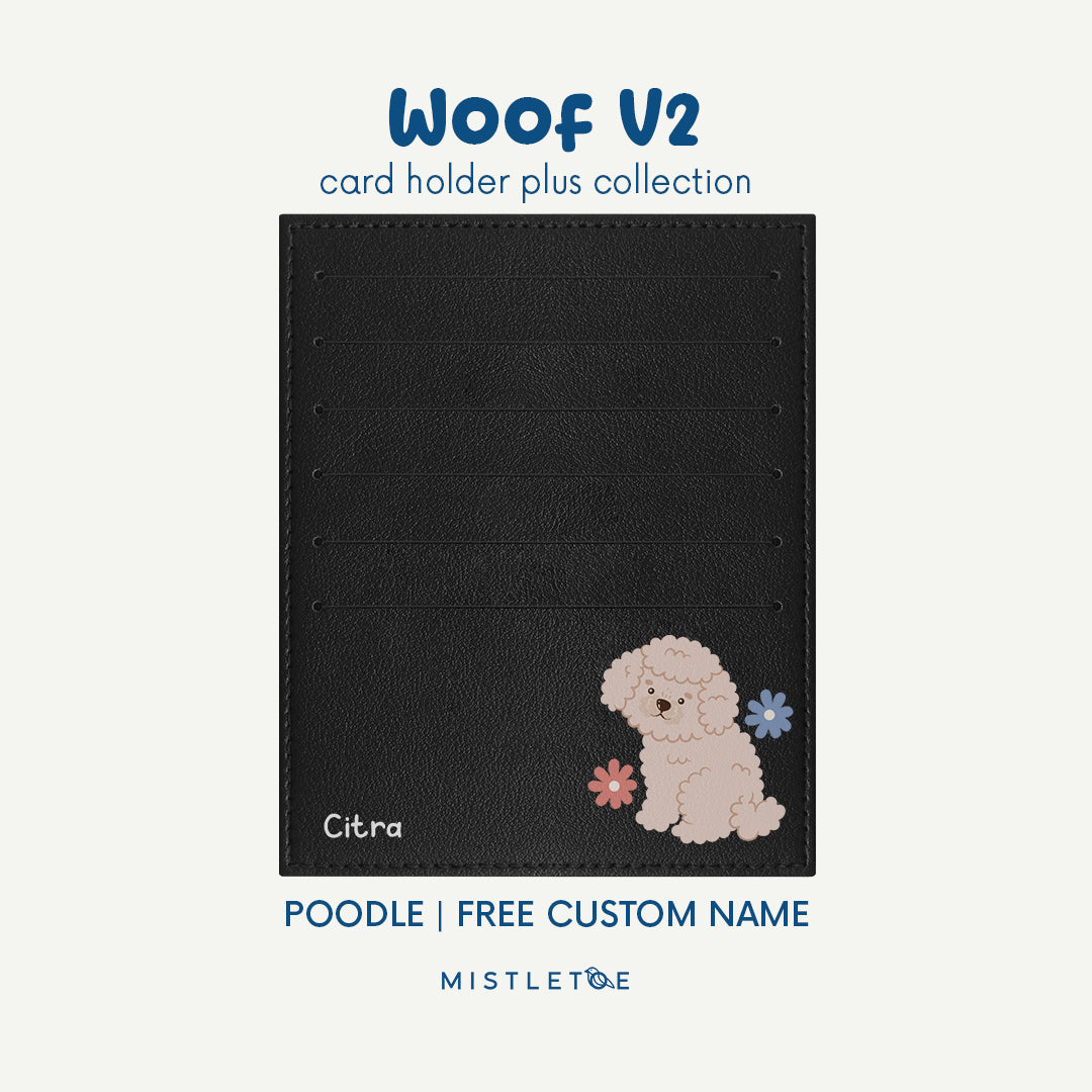 Poodle - Card Holder Plus