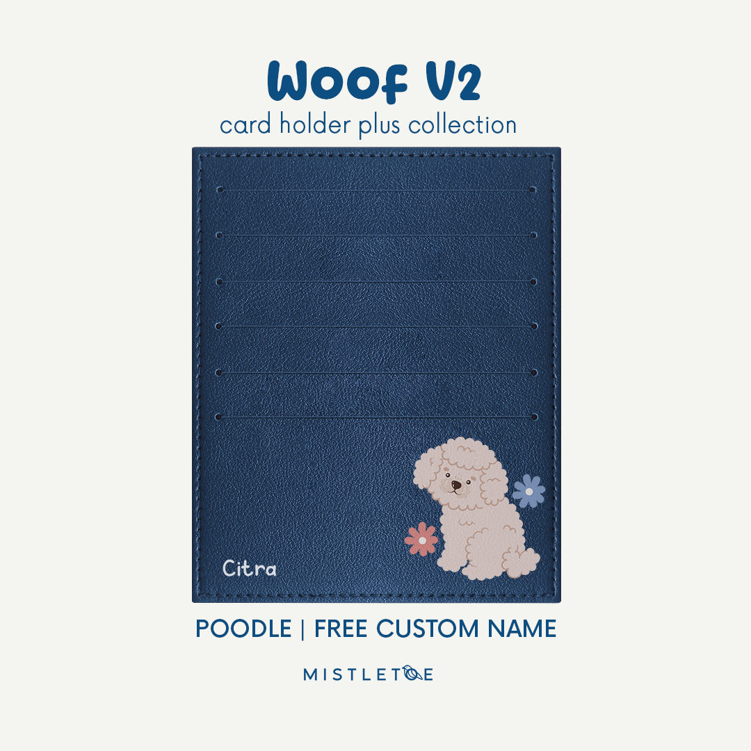 Poodle - Card Holder Plus