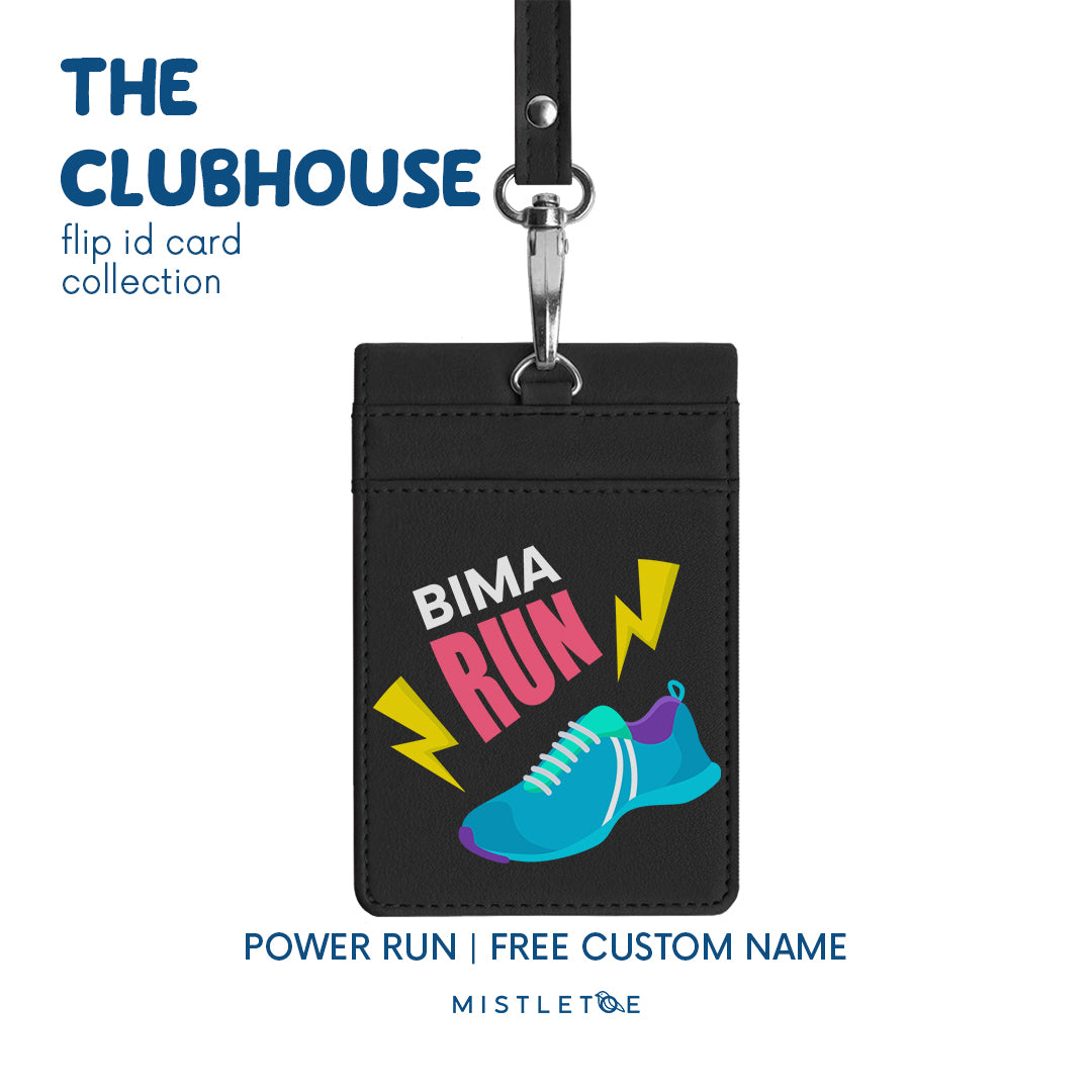 Power Run - Flip ID Card | Lanyard