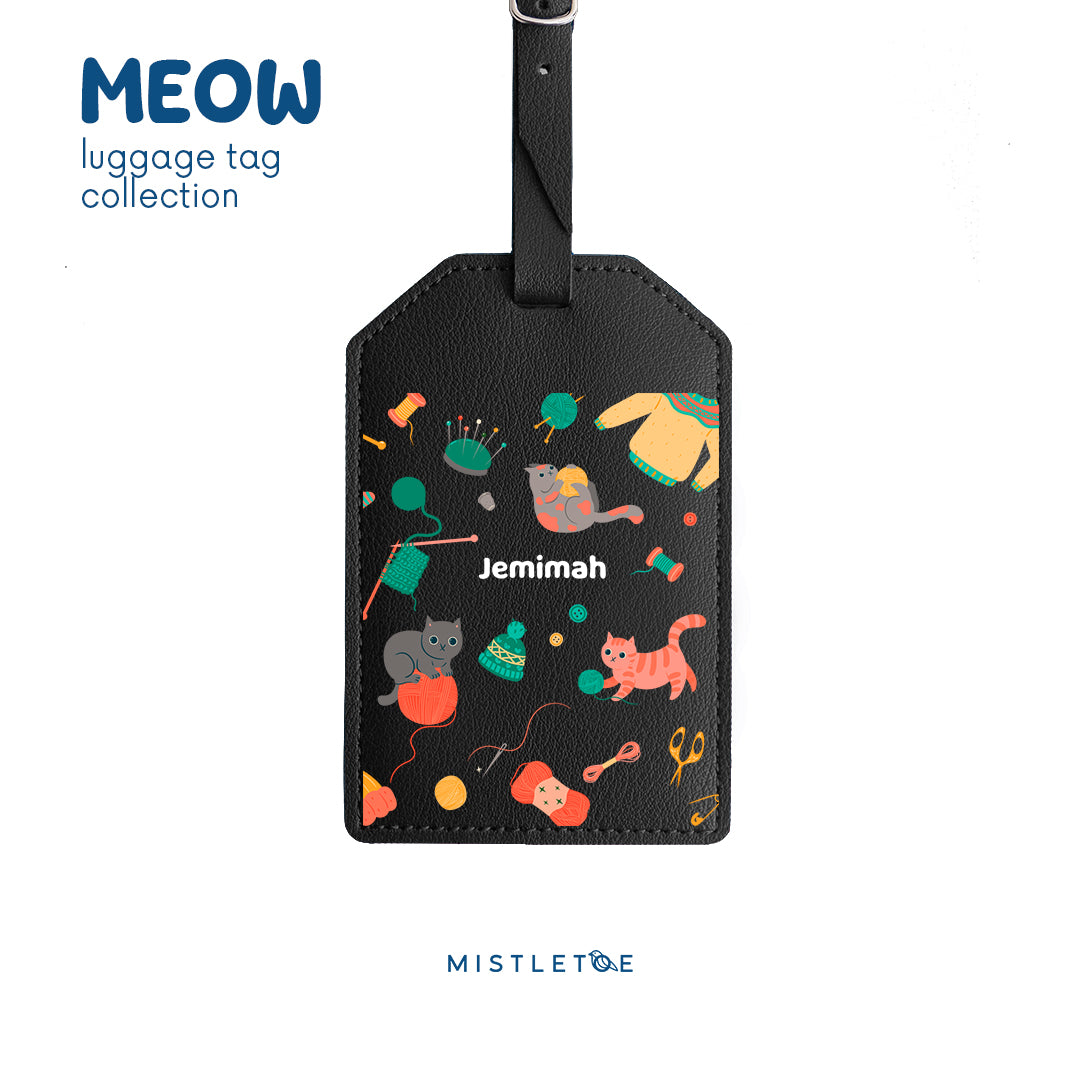 Purring - Luggage Tag