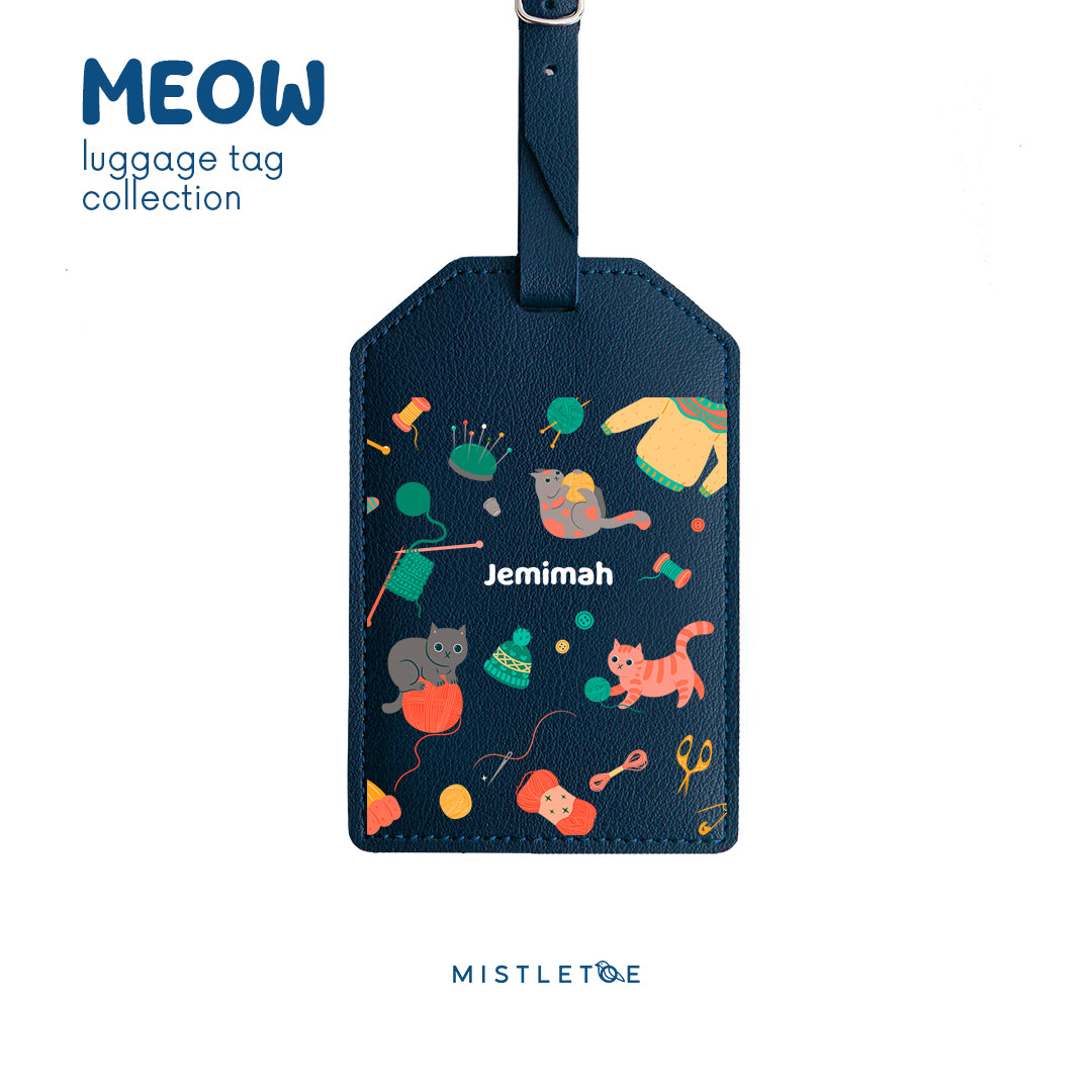 Purring - Luggage Tag