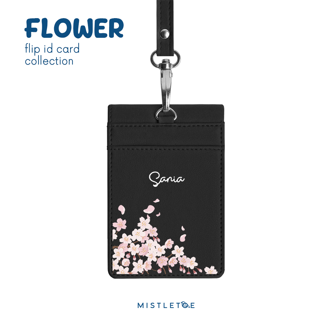 Sakura Bloom - Flip ID Card | Lanyard