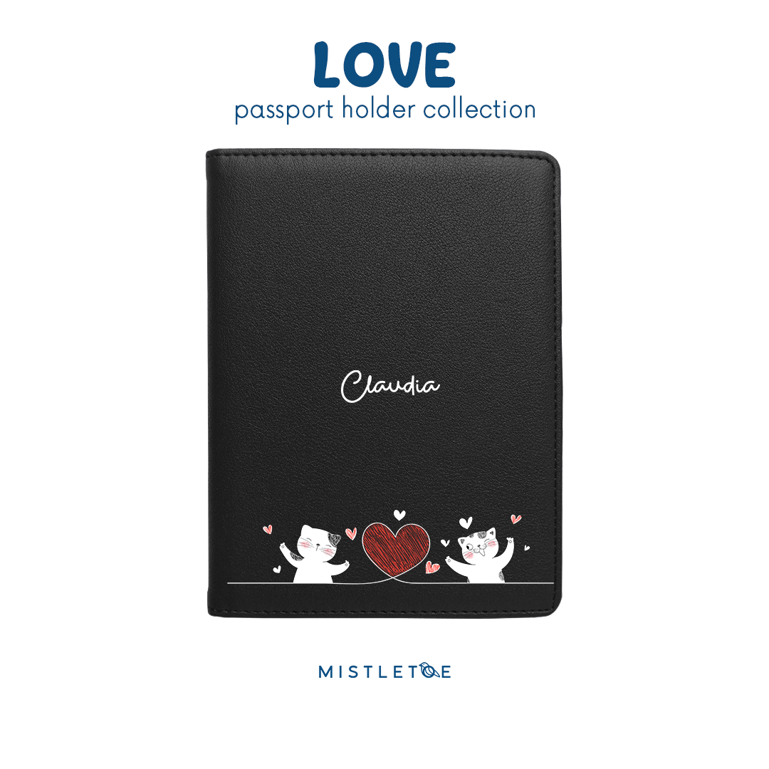 Shy Shy Cat - Passport Holder