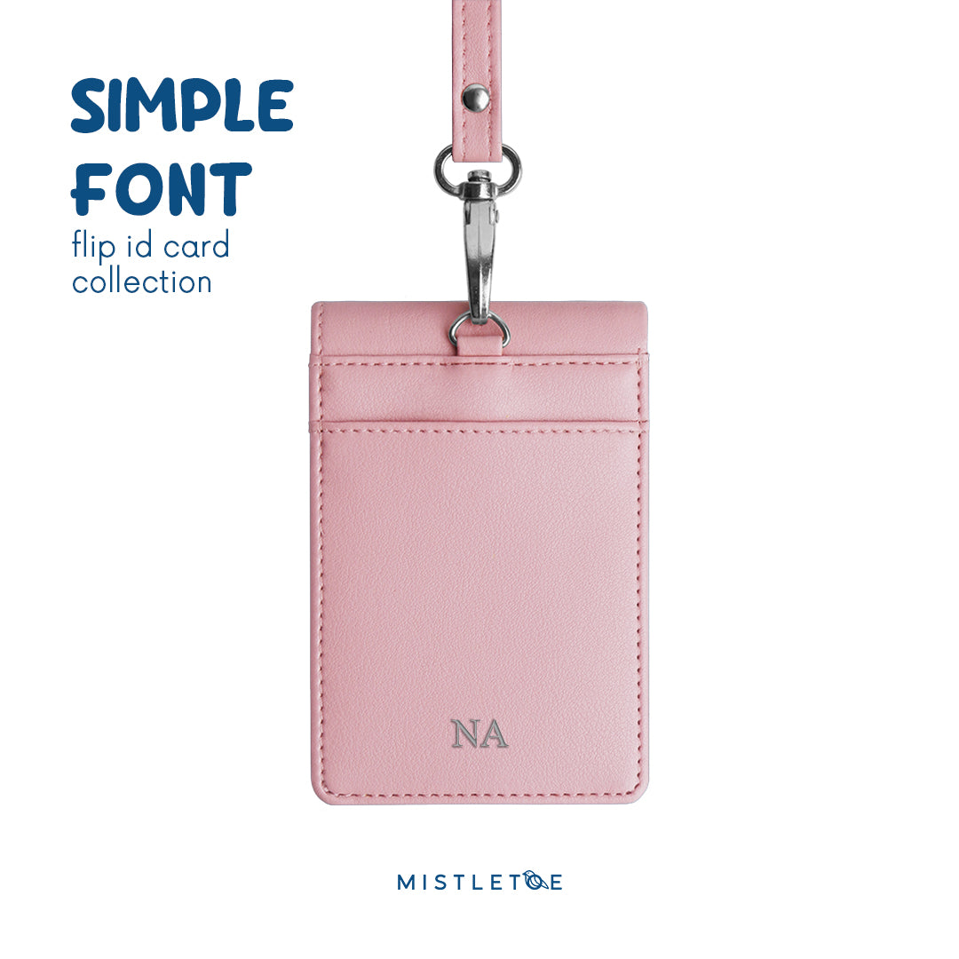 Debossed Silver Foil - Flip ID Card | Lanyard