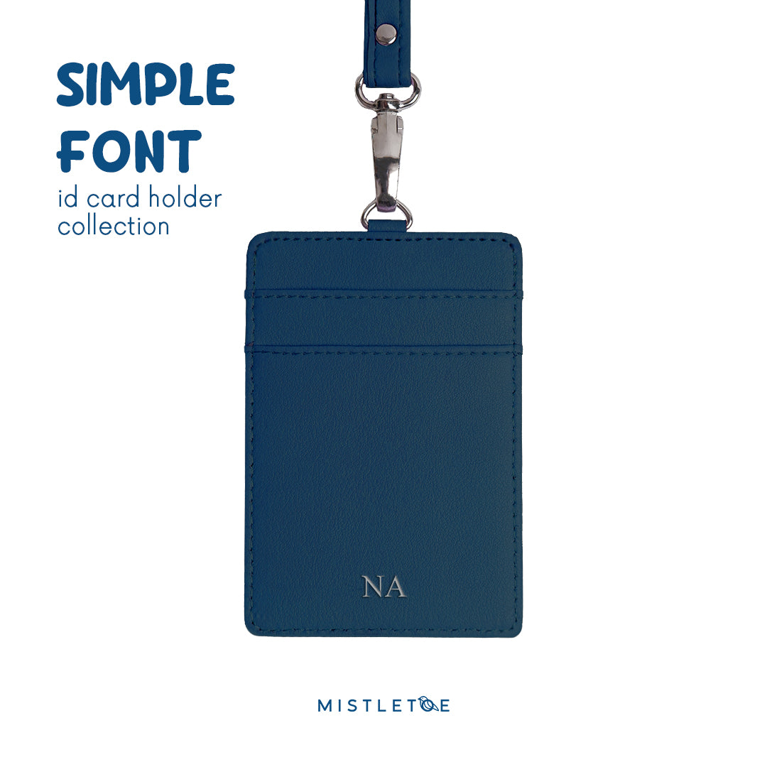 Debossed Silver Foil - ID Card Holder | Lanyard