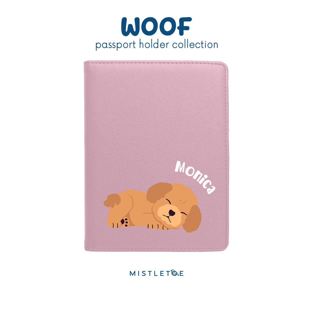 Sleepy Poodle - Passport Holder