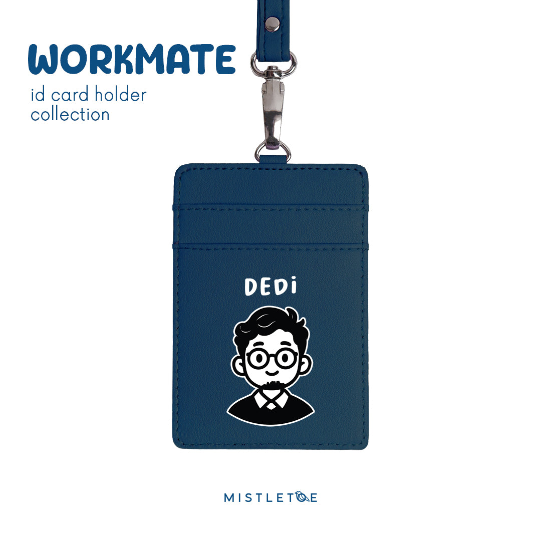 Smart Glasses - ID Card Holder | Lanyard - Navy Blue