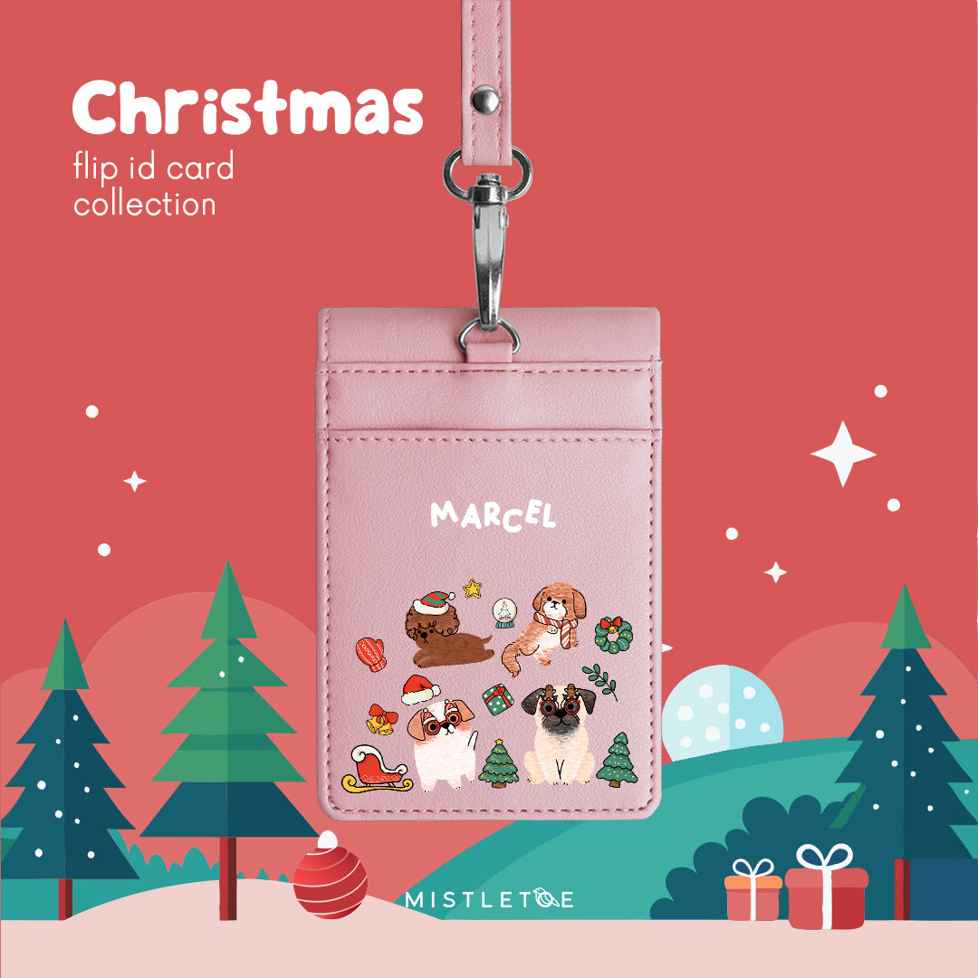 Snow Woof - Flip ID Card | Lanyard