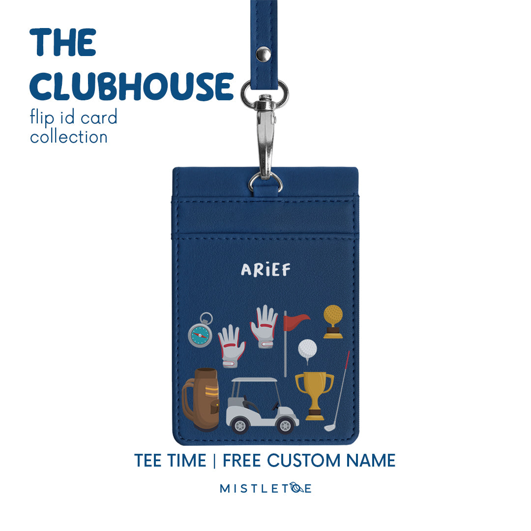Tee Time - Flip ID Card | Lanyard