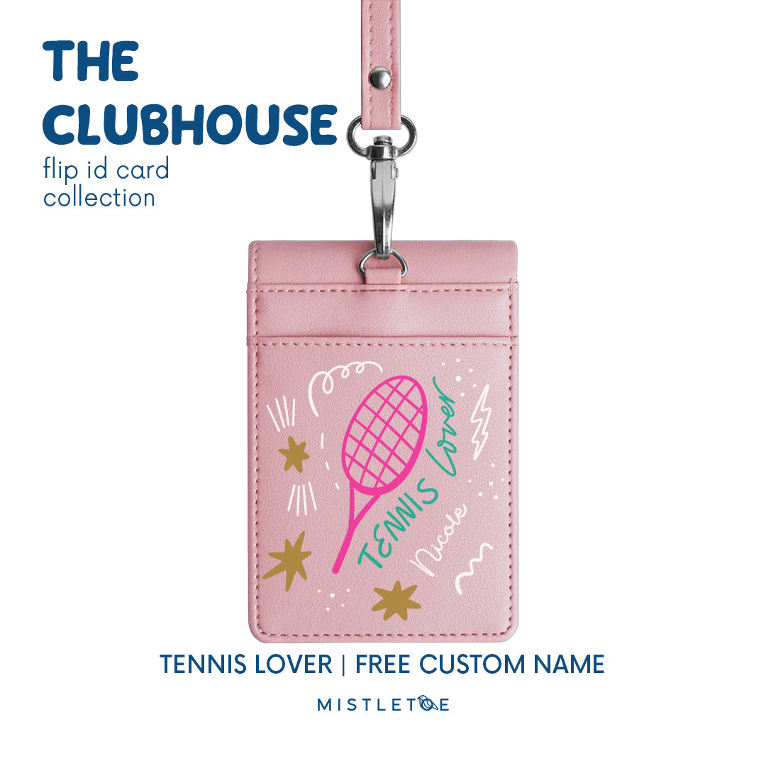 Tennis Lover - Flip ID Card | Lanyard