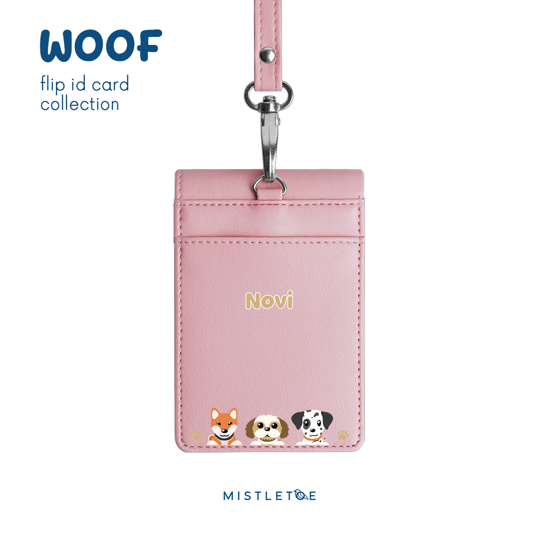 Three Woofketeers - Flip ID Card | Lanyard