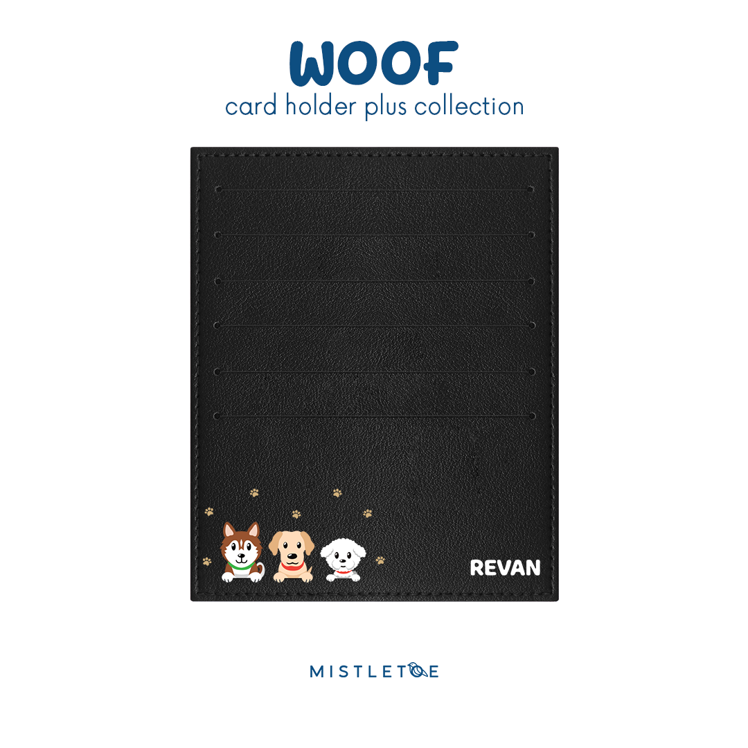 Three Woofketeers v2 - Card Holder Plus