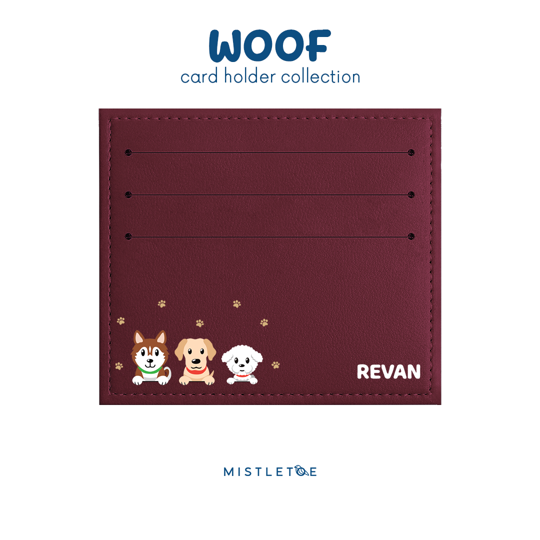 Three Woofketeers v2 - Card Holder