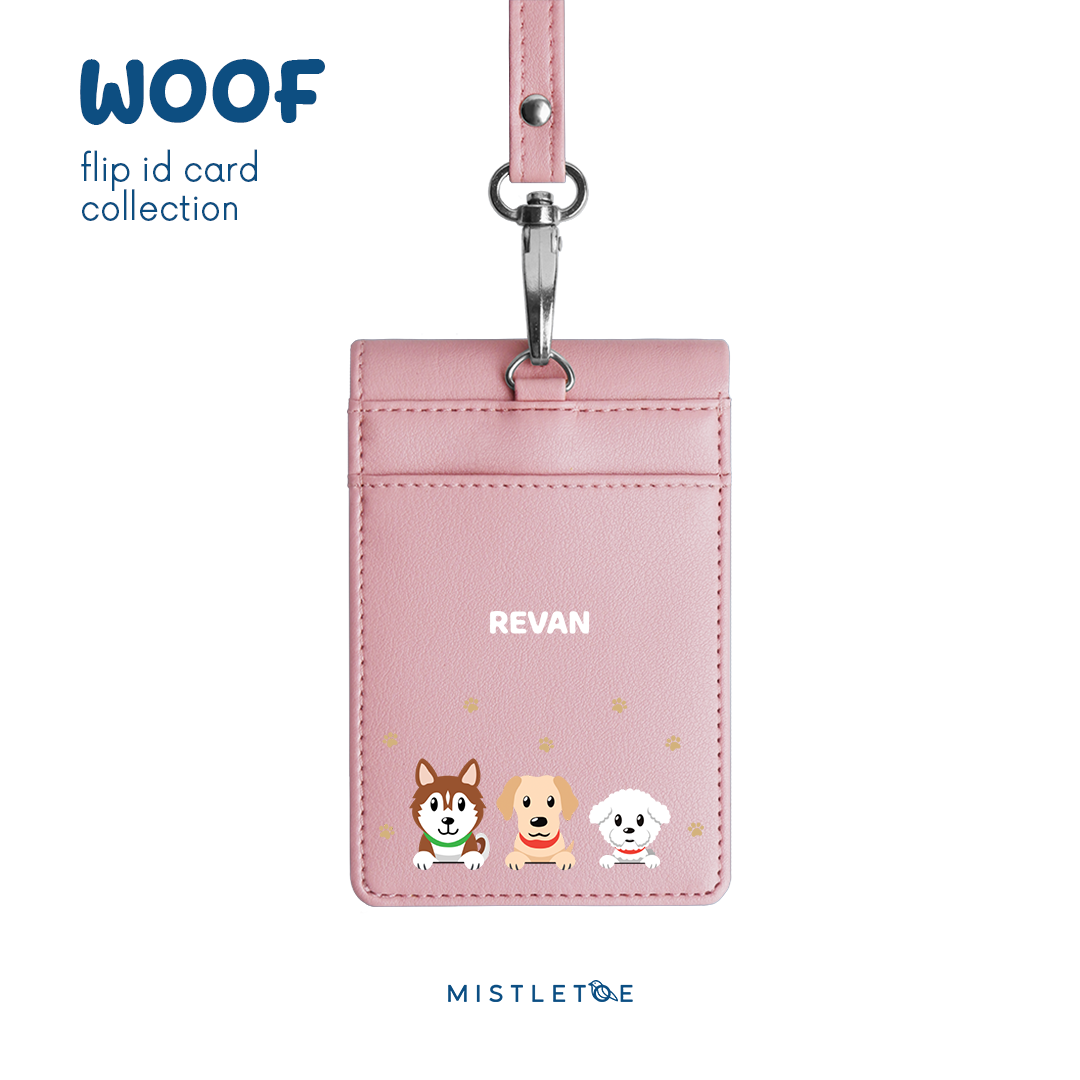 Three Woofketeers v2 - Flip ID Card | Lanyard