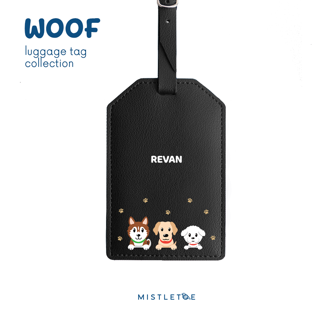 Three Woofketeers v2 - Luggage Tag