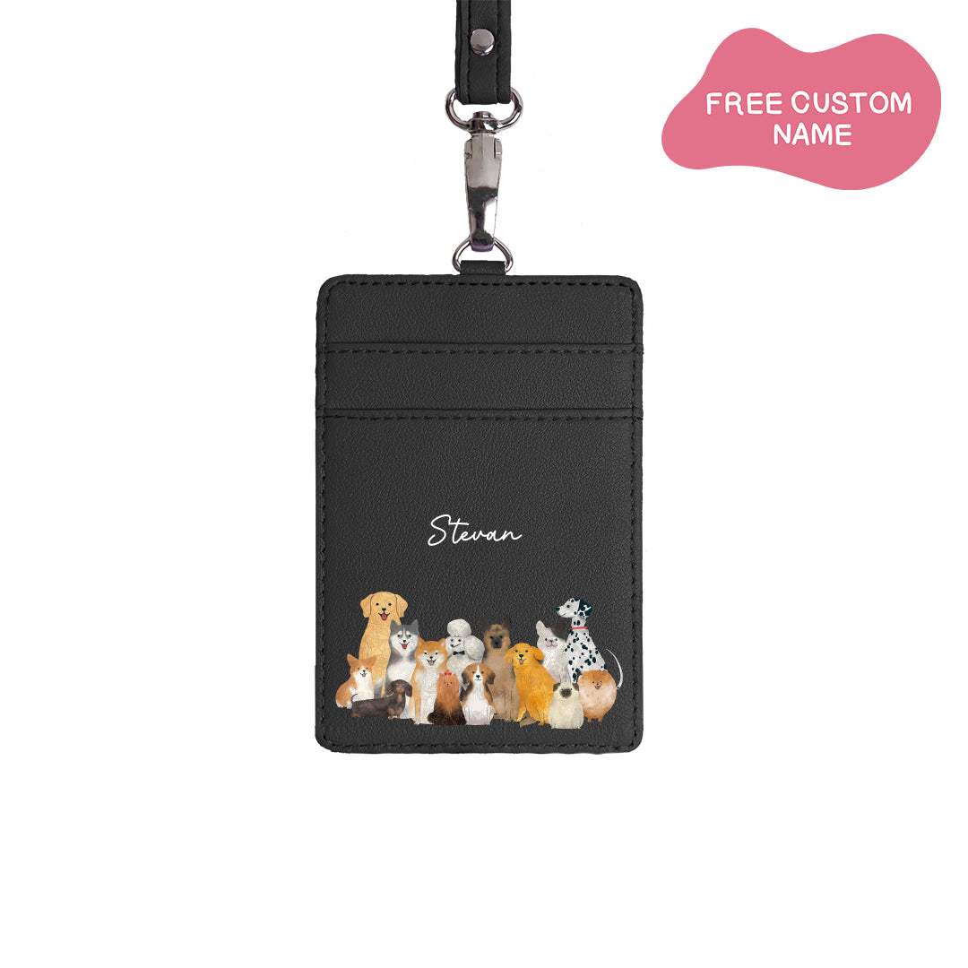 Woof Family - ID Card Holder | Lanyard