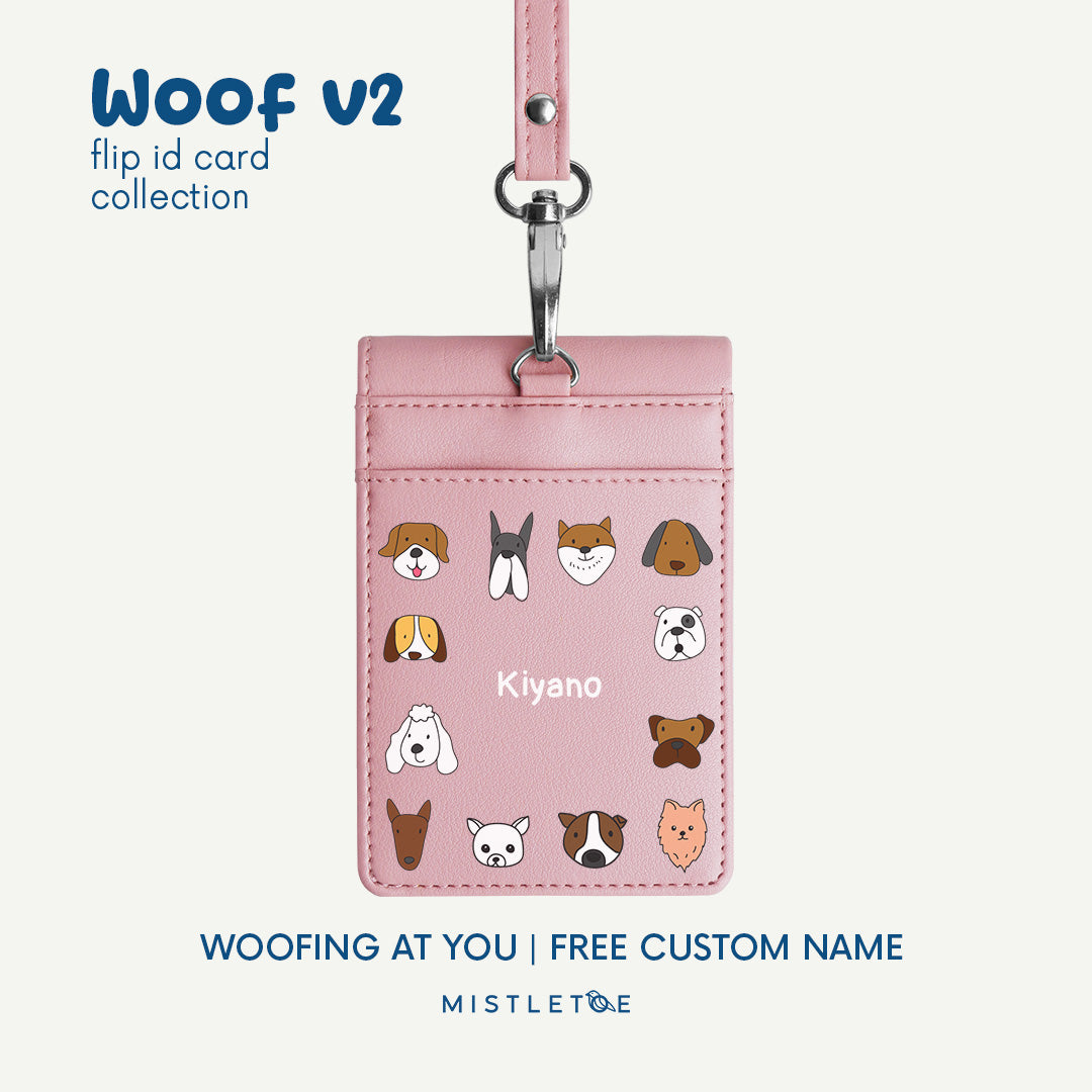 Woofing at You - Flip ID Card | Lanyard