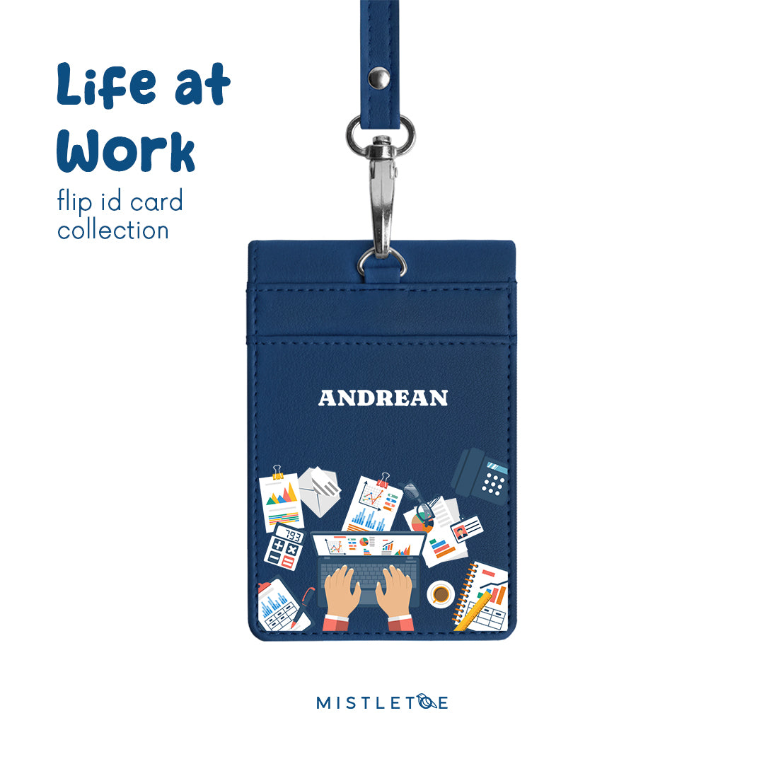 Work Grid - Flip ID Card | Lanyard