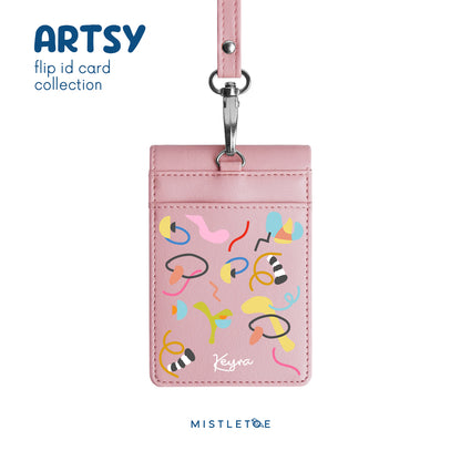 Abstract - Flip ID Card | Lanyard