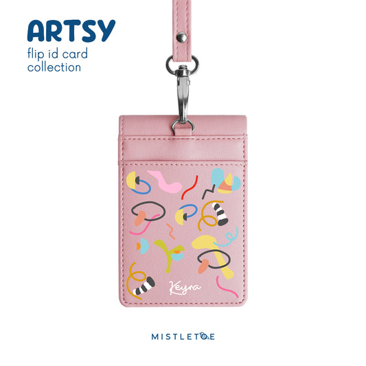 Abstract - Flip ID Card | Lanyard