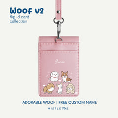 Adorable Woof - Flip ID Card | Lanyard