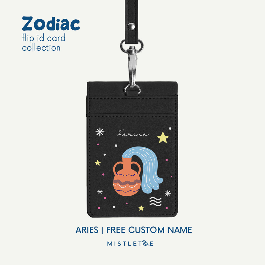 Aquarius - Flip ID Card | Lanyard
