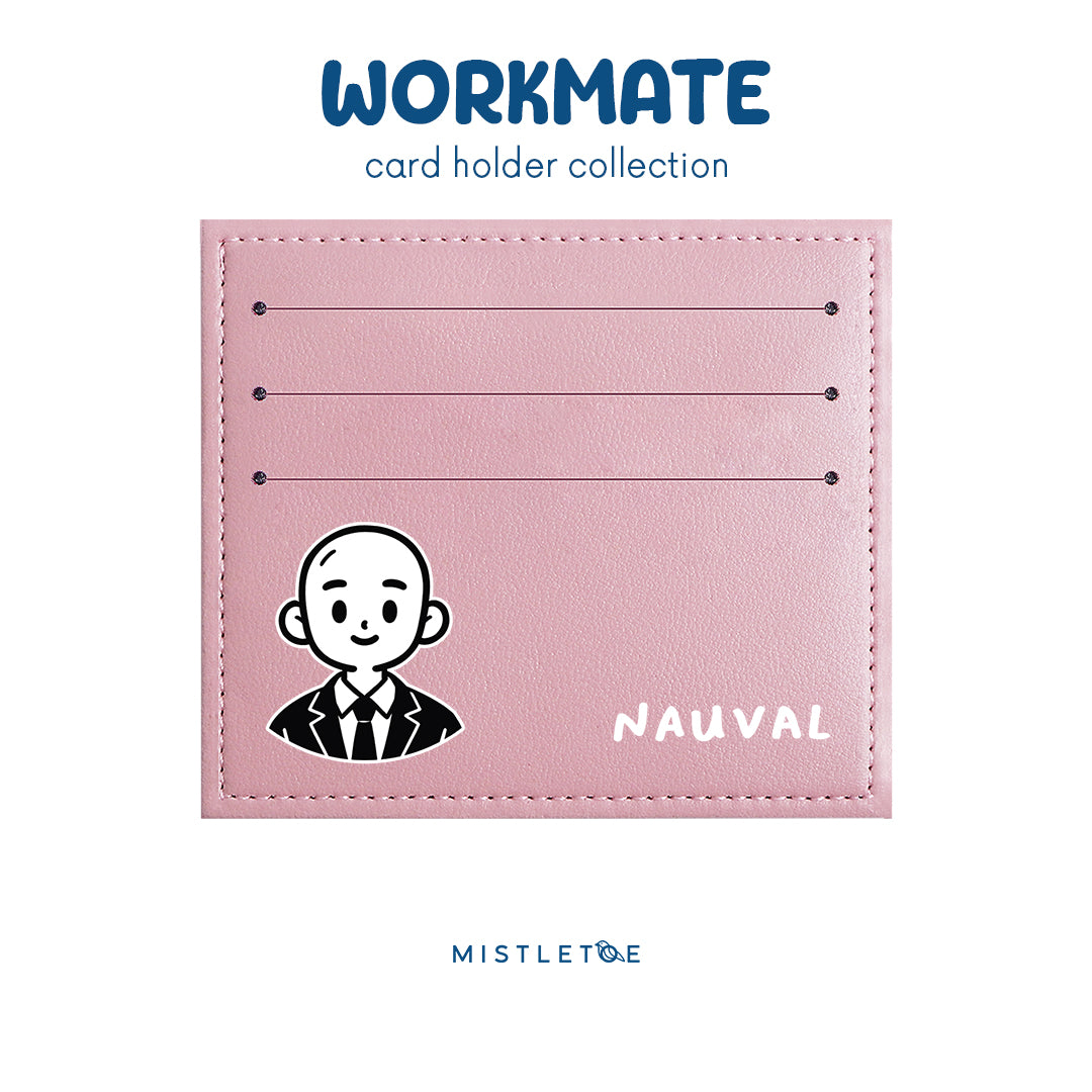 Bald Boy - Card Holder - Blossom Pink