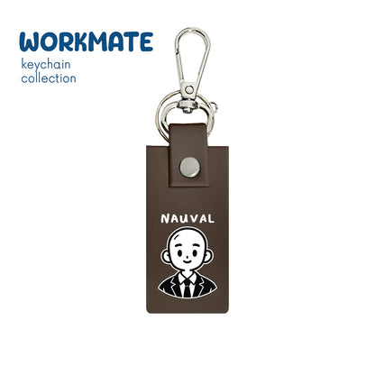 Bald Boy - Keychain - Mocha Brown