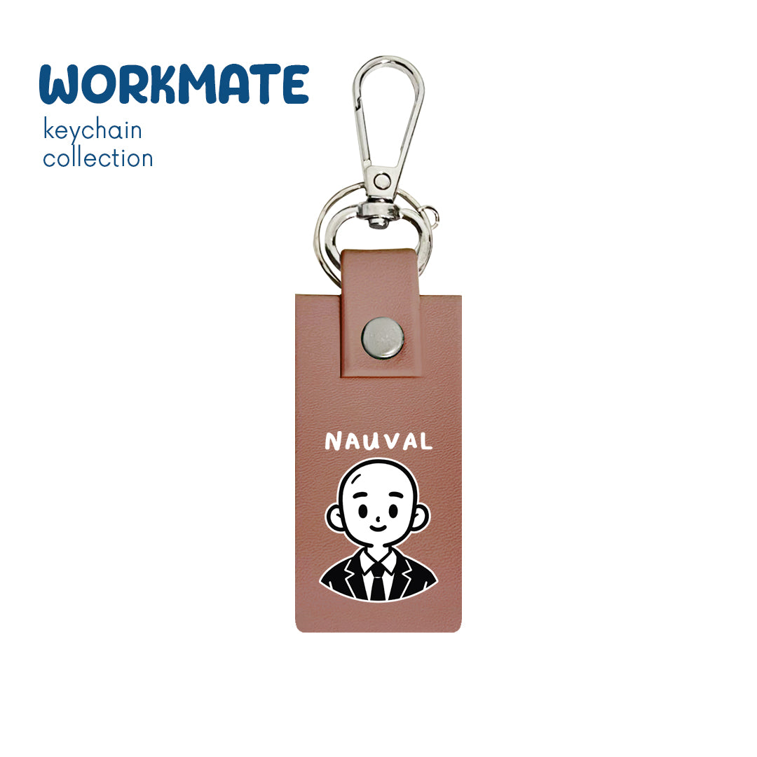 Bald Boy - Keychain - Blossom Pink