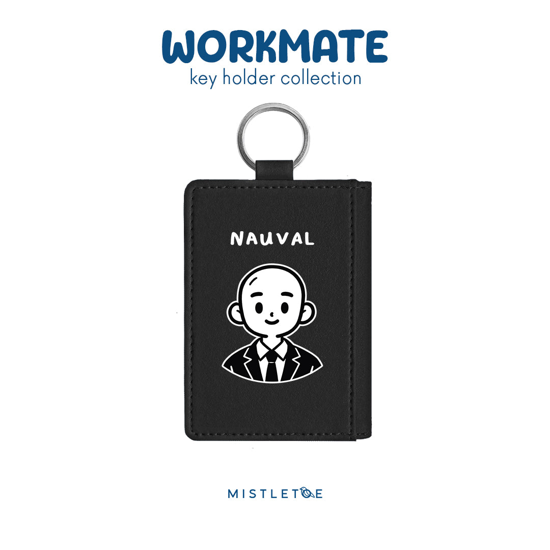 Bald Boy - Key Holder - Charcoal Black