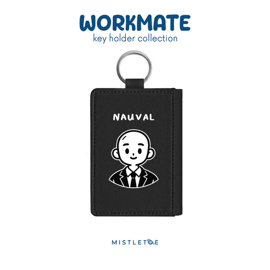 Bald Boy - Key Holder - Charcoal Black