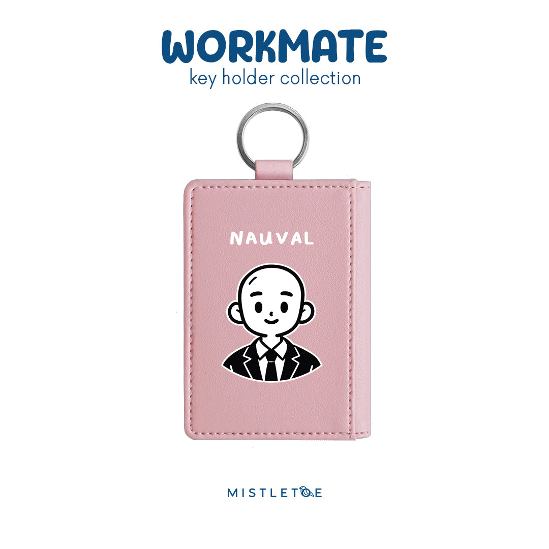 Bald Boy - Key Holder - Blossom Pink