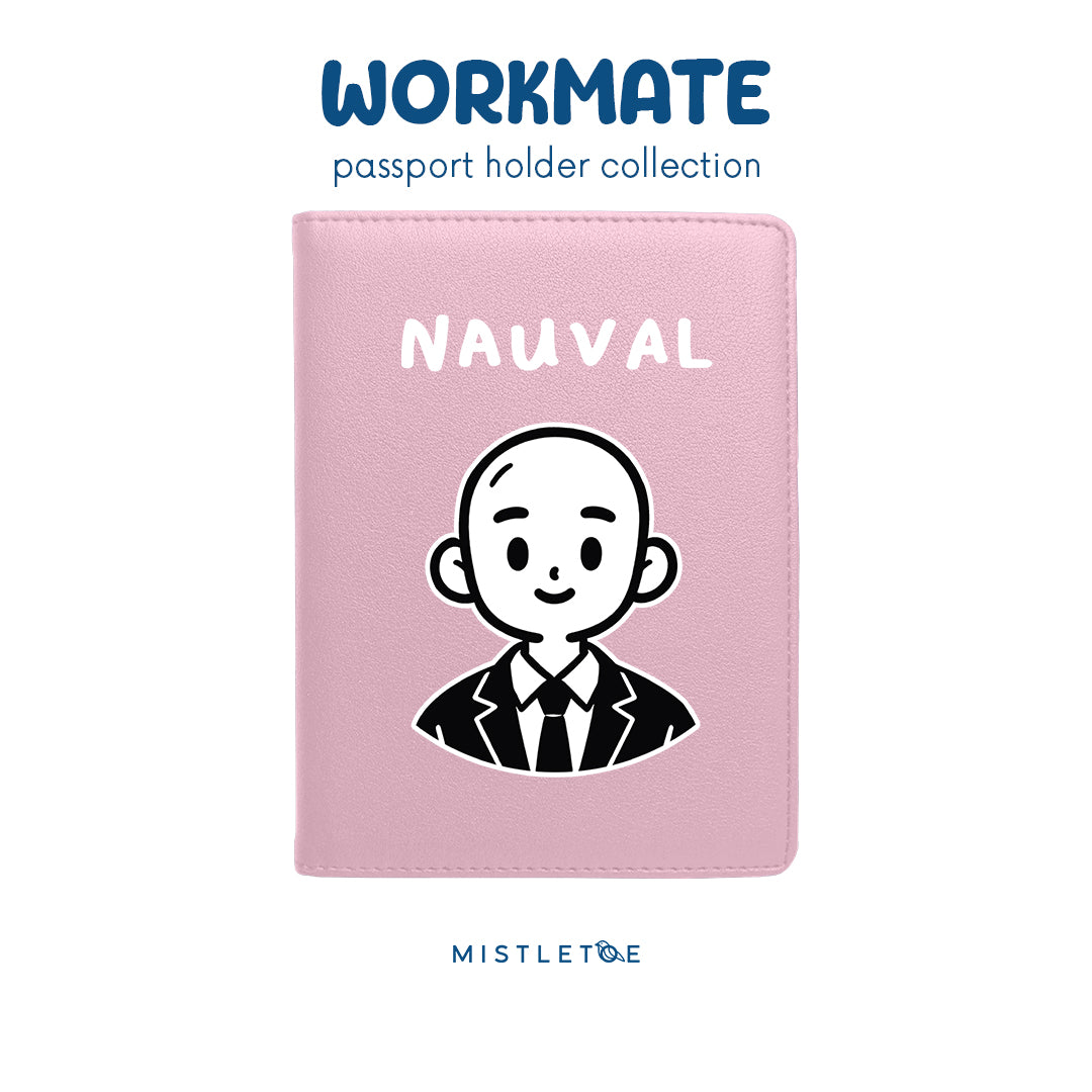 Bald Boy - Passport Holder - Blossom Pink