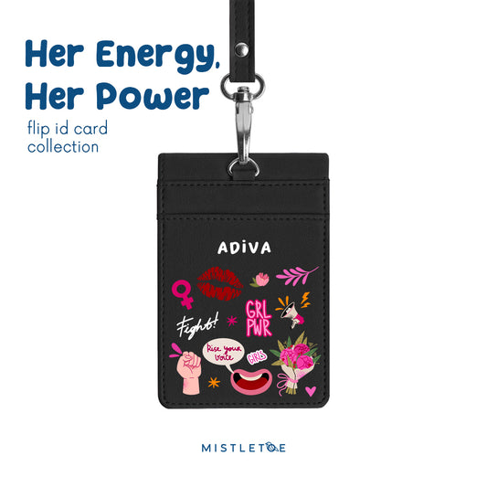 Bloom Brave - Flip ID Card | Lanyard