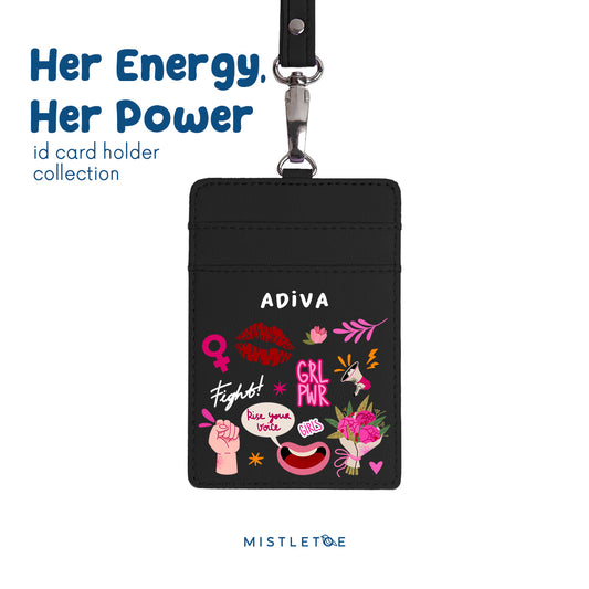 Bloom Brave - ID Card Holder | Lanyard