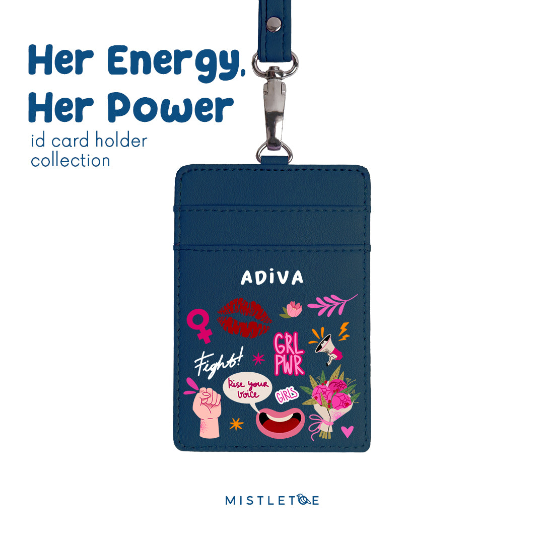 Bloom Brave - ID Card Holder | Lanyard