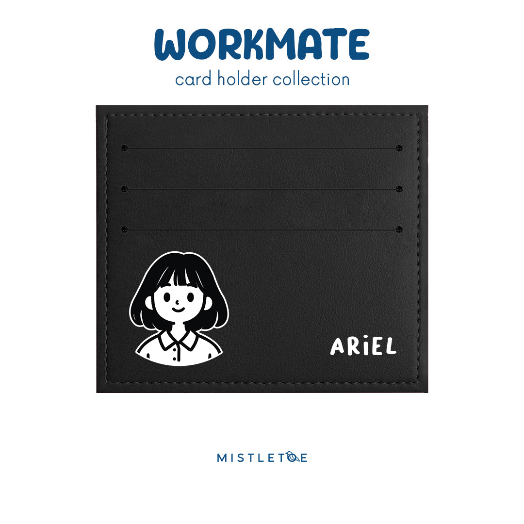 Bobby Girl - Card Holder - Charcoal Black