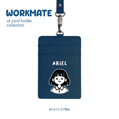 Bobby Girl - ID Card Holder | Lanyard - Navy Blue