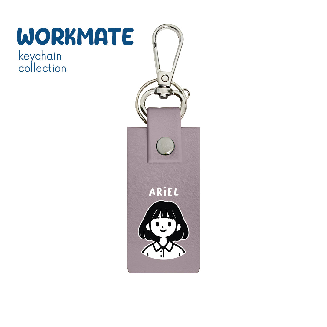 Bobby Girl - Keychain - Dusty Lavender