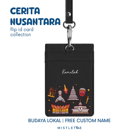 Budaya Lokal - Flip ID Card | Lanyard