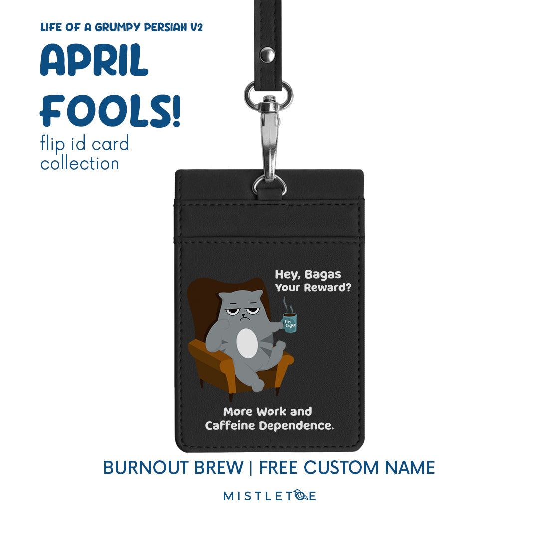 Burnout Brew - Flip ID Card | Lanyard