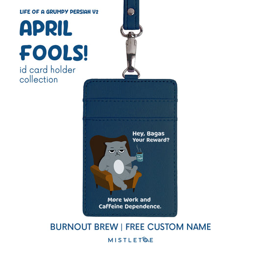 Burnout Brew - ID Card Holder | Lanyard