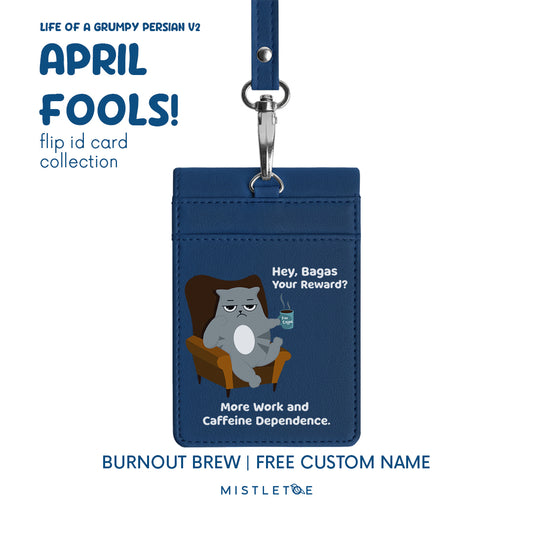 Burnout Brew - Flip ID Card | Lanyard
