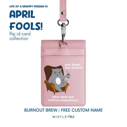 Burnout Brew - Flip ID Card | Lanyard