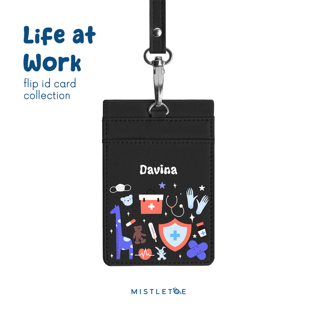 Care & Cuddle - Flip ID Card | Lanyard