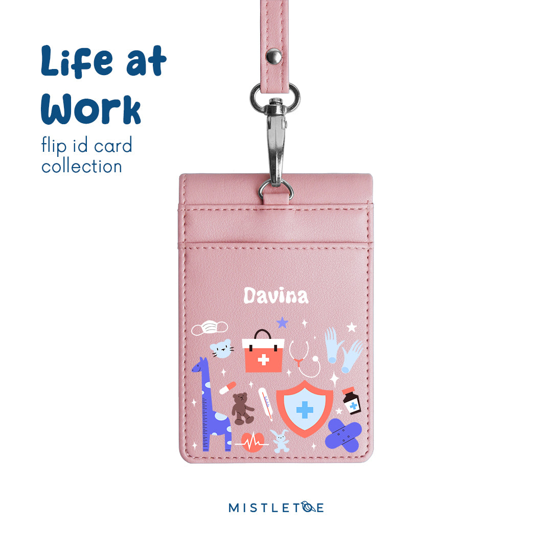 Care & Cuddle - Flip ID Card | Lanyard